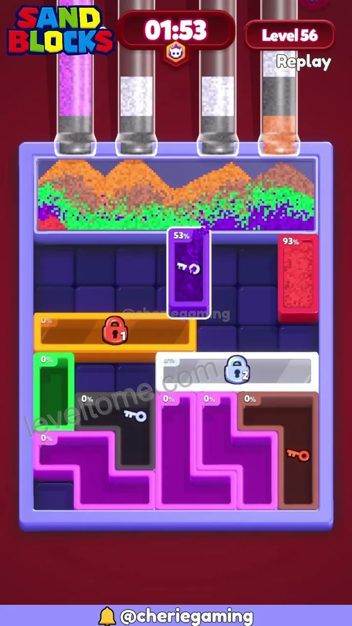 Sand Blocks Level 56 step 7