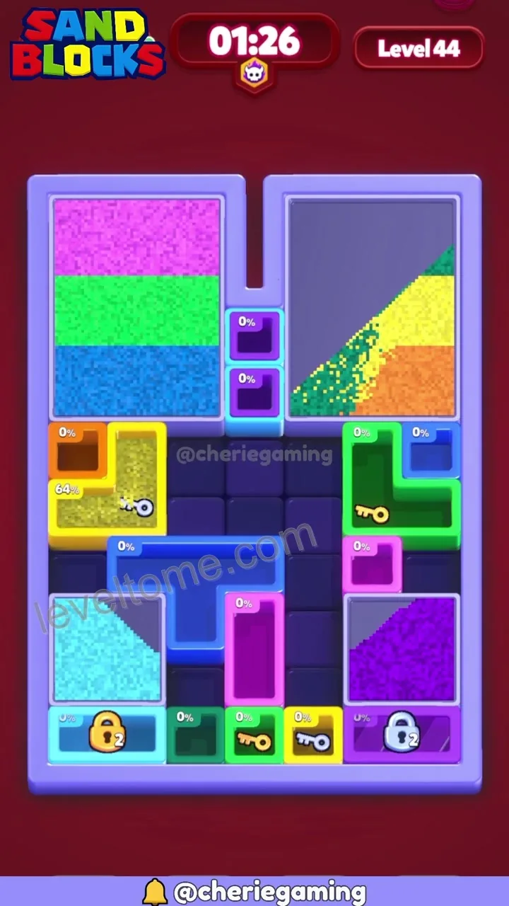 Sand Blocks Level 44 step 5
