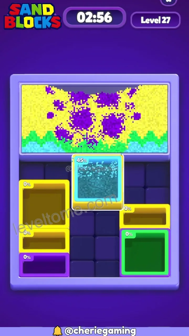 Sand Blocks Level 27 step 2