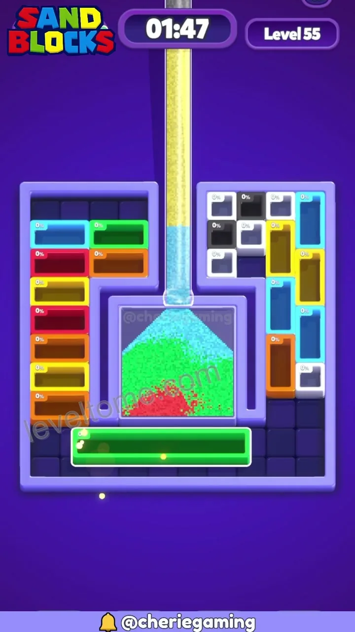 Sand Blocks Level 55 step 3