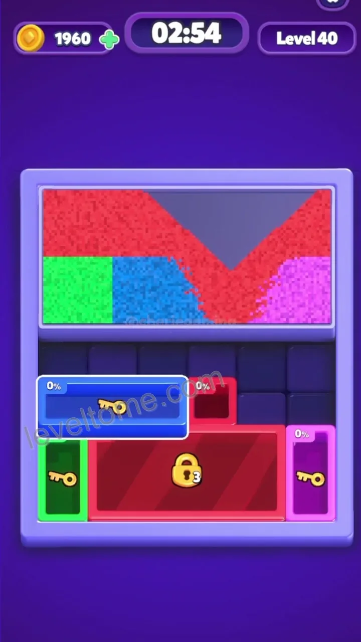 Sand Blocks Level 40 step 3