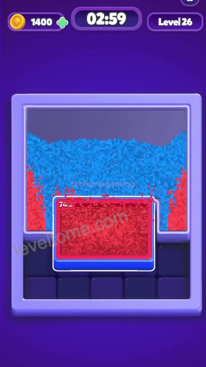 Sand Blocks Level 26 step 3