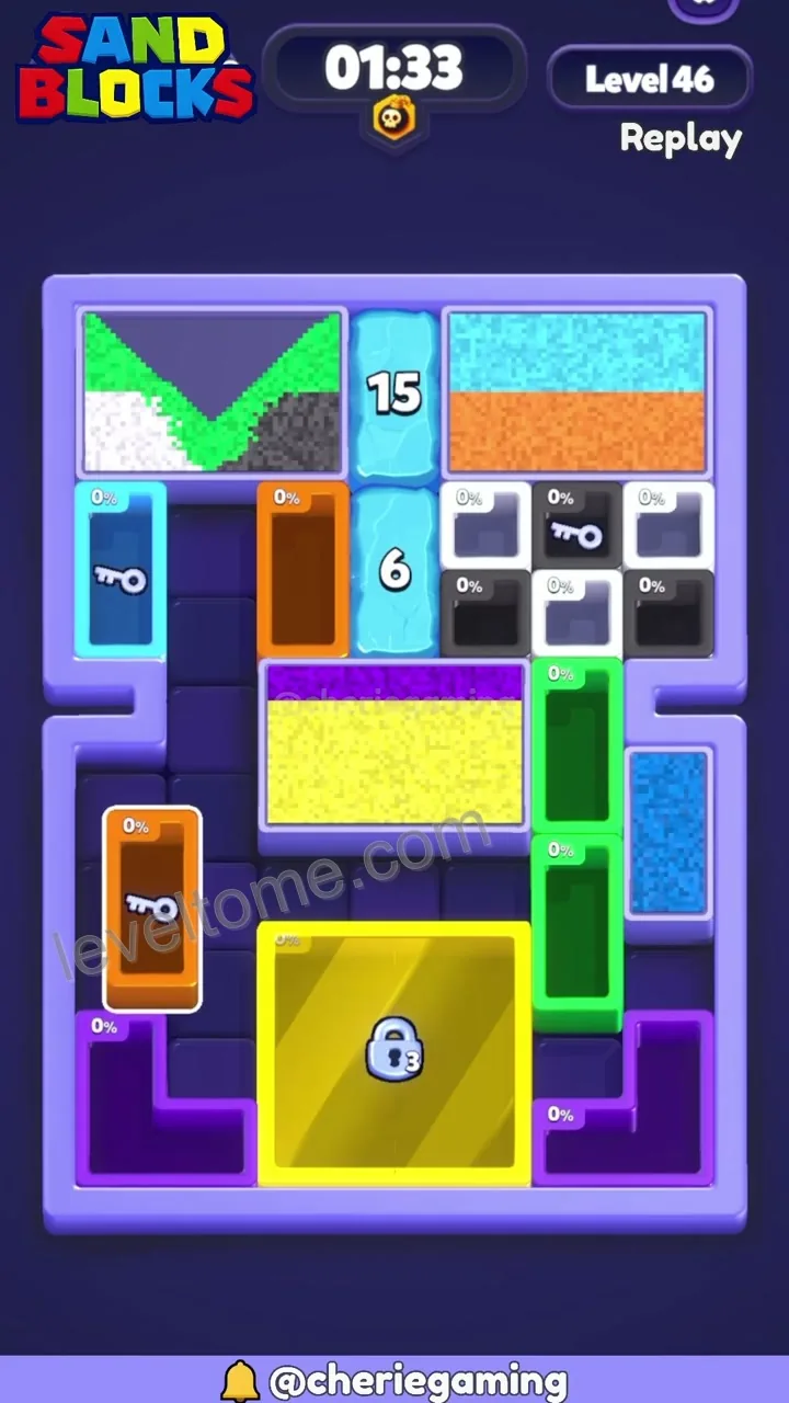 Sand Blocks Level 46 step 7