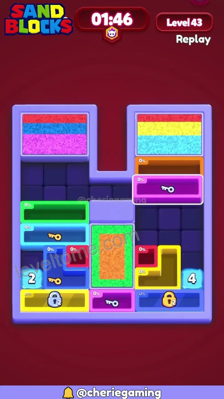 Sand Blocks Level 43 step 7