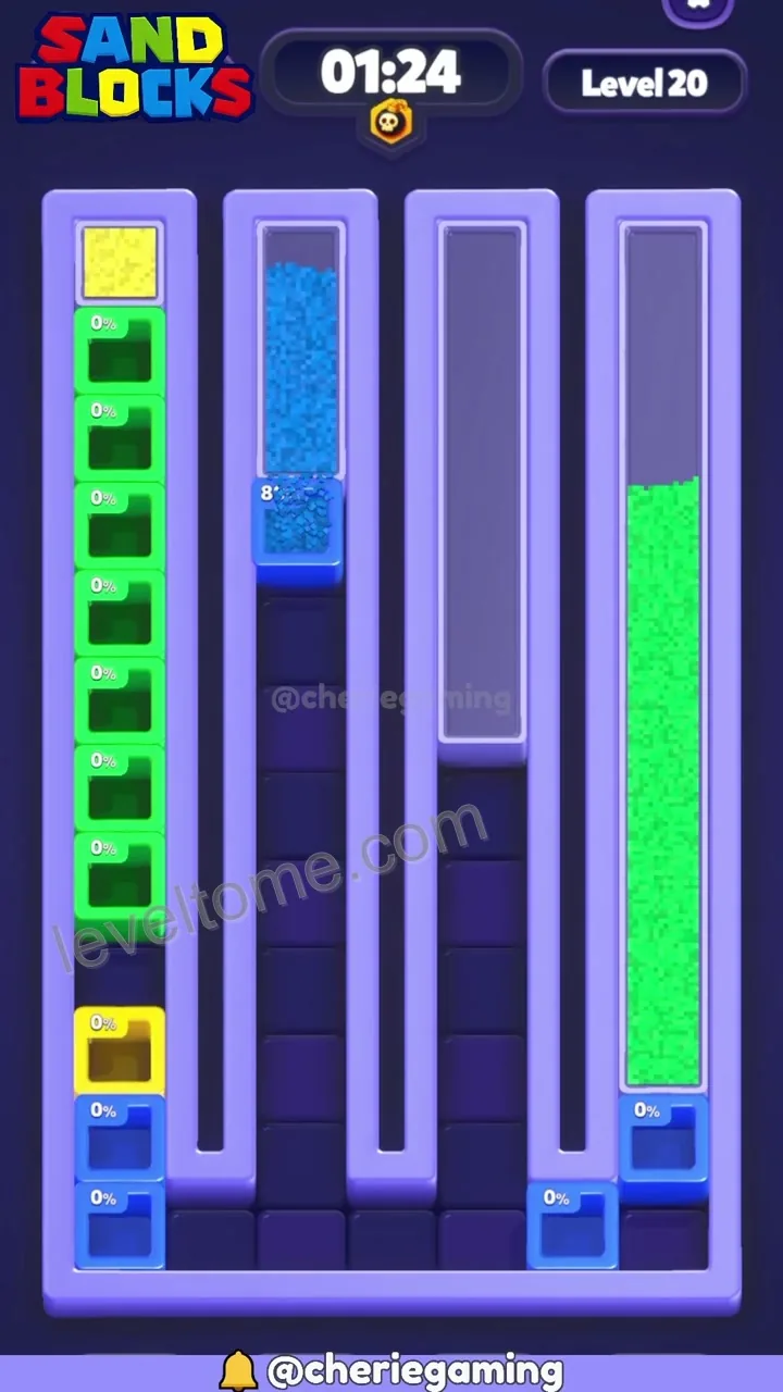 Sand Blocks Level 20 step 6