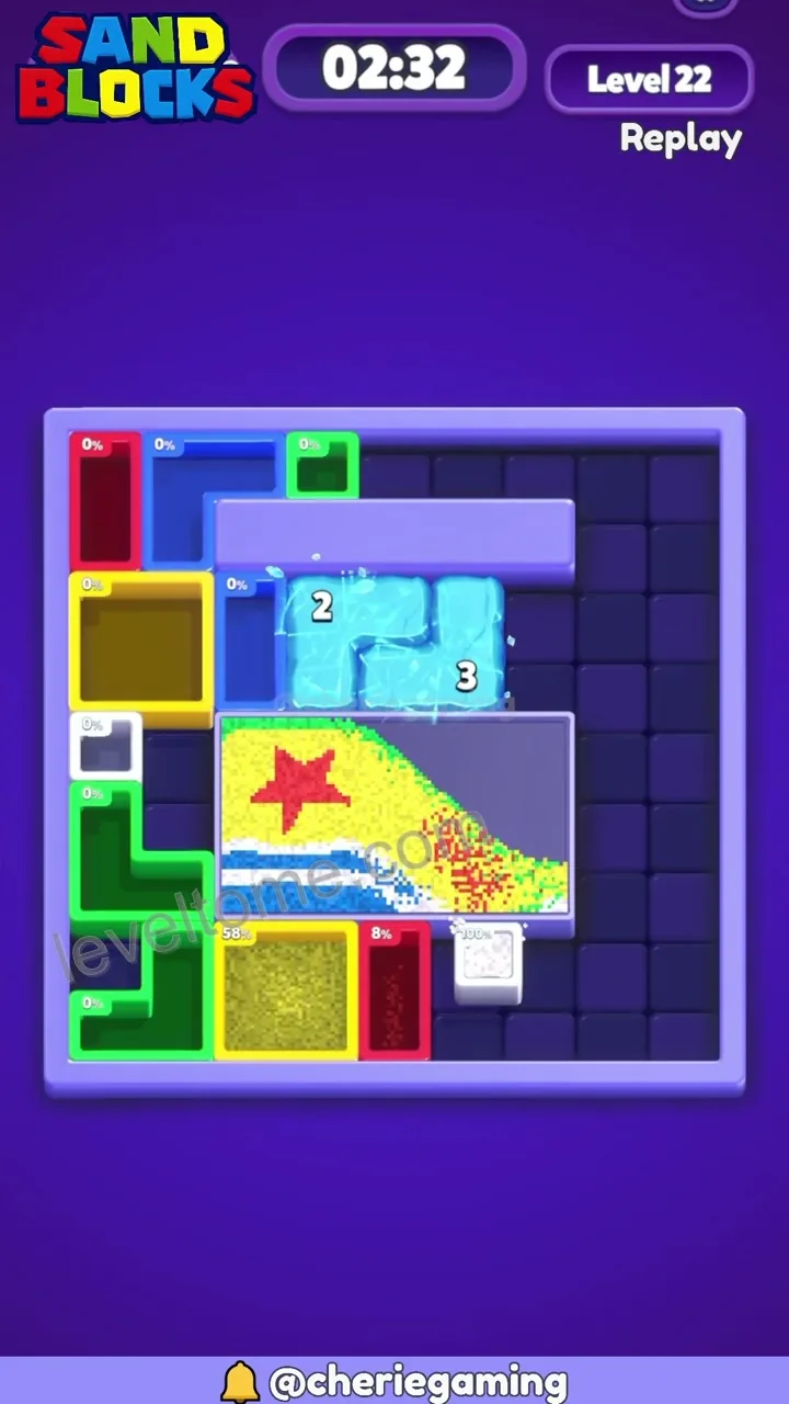 Sand Blocks Level 22 step 7