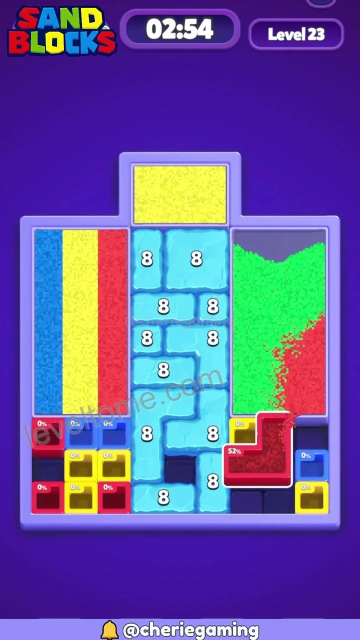 Sand Blocks Level 23 step 3