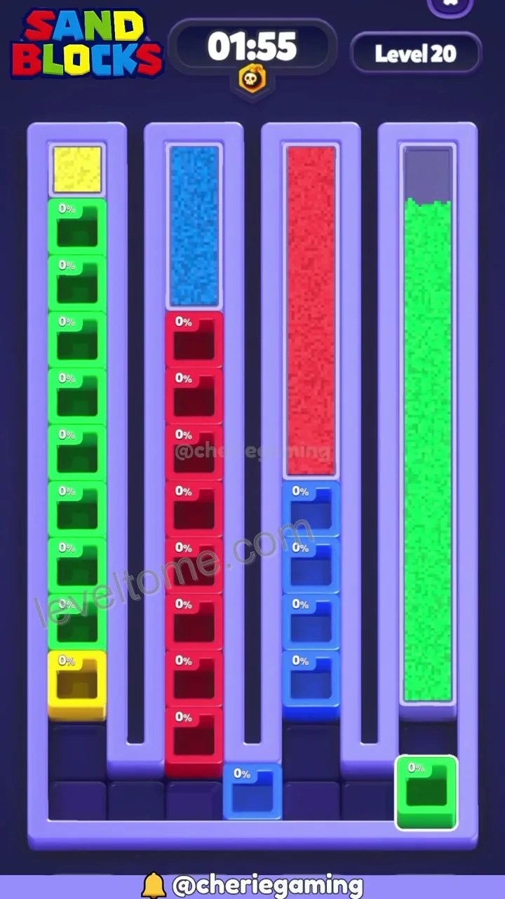Sand Blocks Level 20 step 4