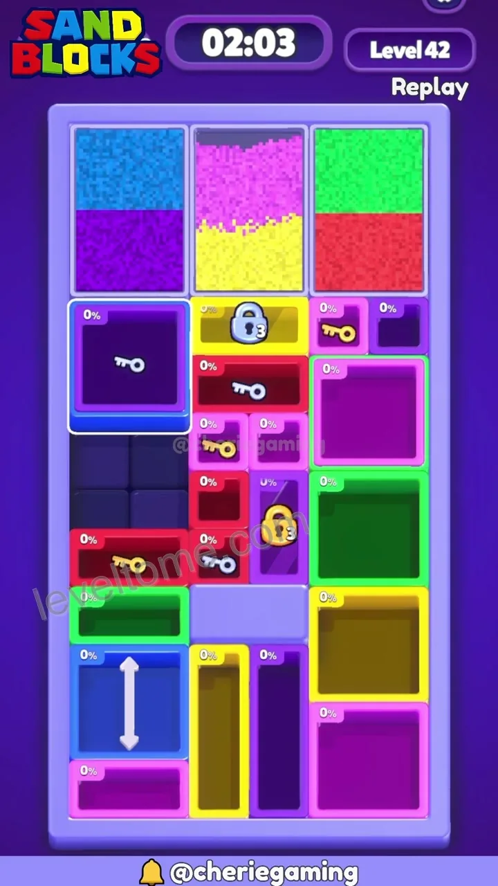 Sand Blocks Level 42 step 7
