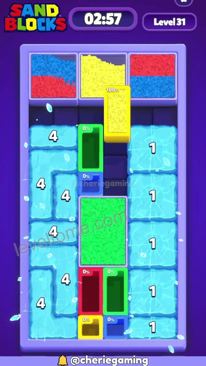 Sand Blocks Level 31 step 3
