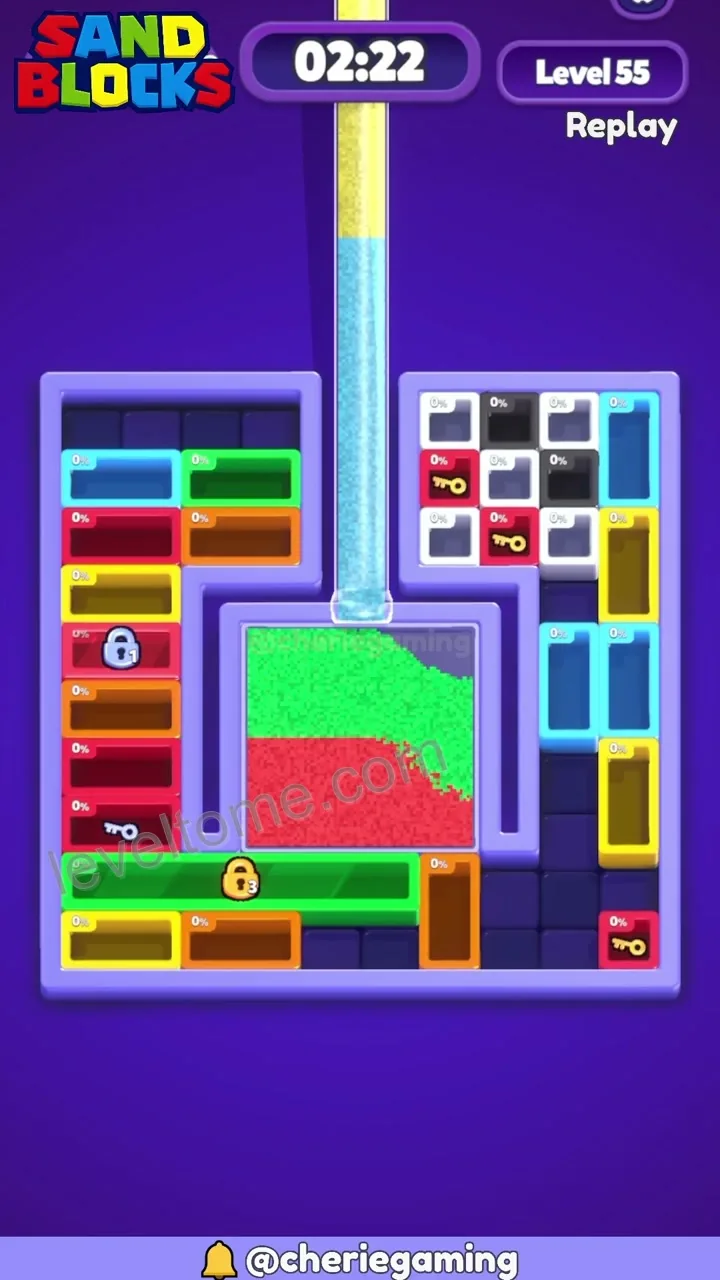 Sand Blocks Level 55 step 6