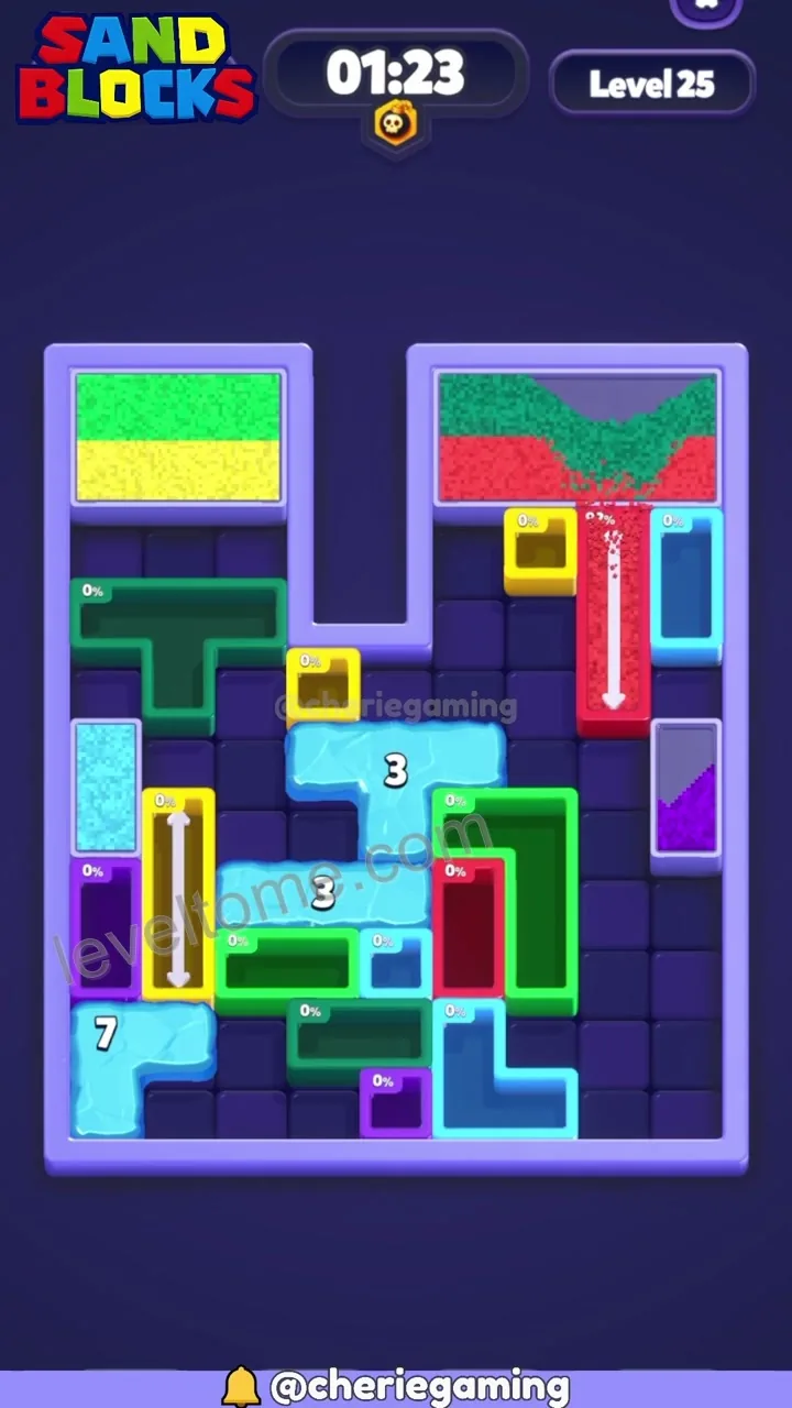 Sand Blocks Level 25 step 3