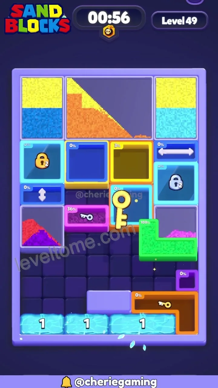Sand Blocks Level 49 step 5