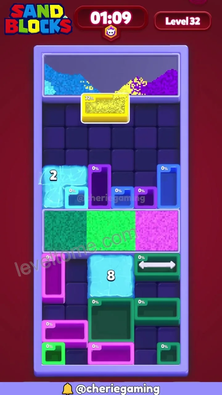 Sand Blocks Level 32 step 5