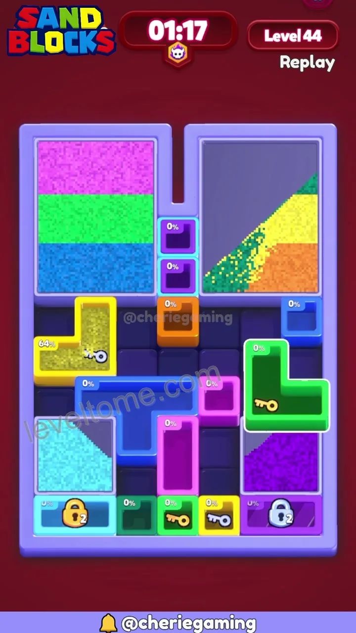Sand Blocks Level 44 step 7
