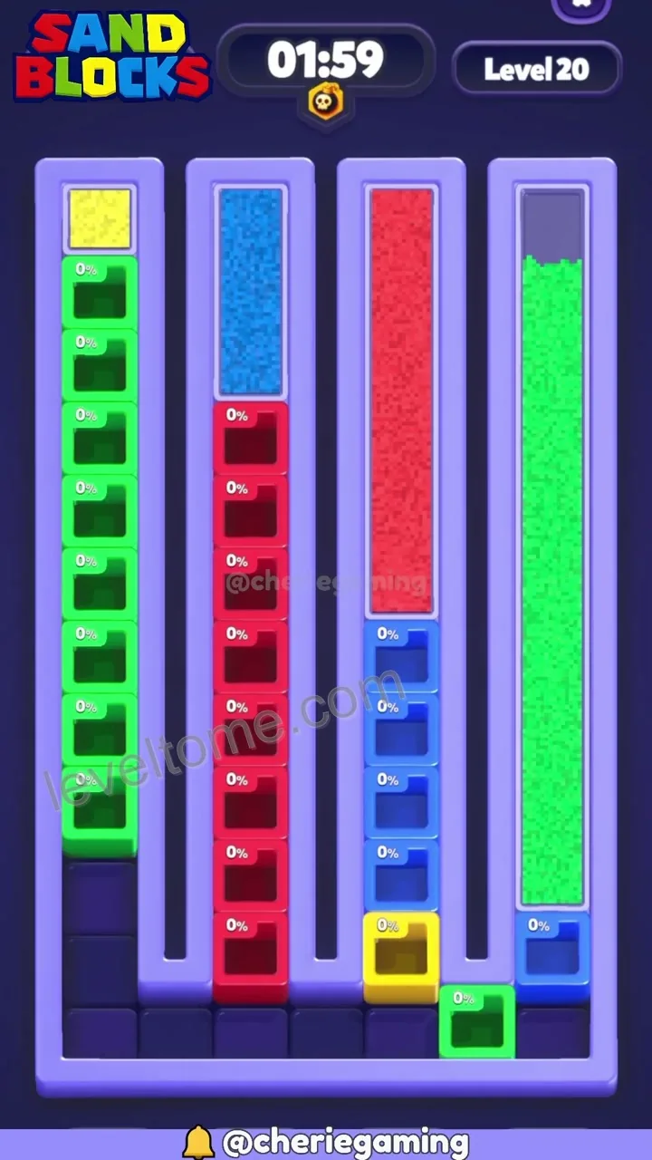 Sand Blocks Level 20 step 3