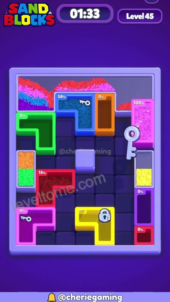 Sand Blocks Level 45 step 5
