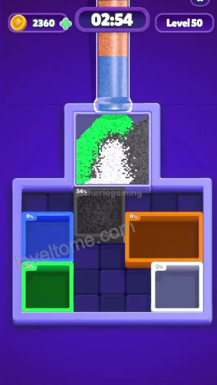 Sand Blocks Level 50 step 3