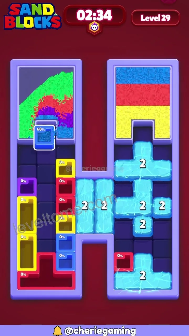 Sand Blocks Level 29 step 4