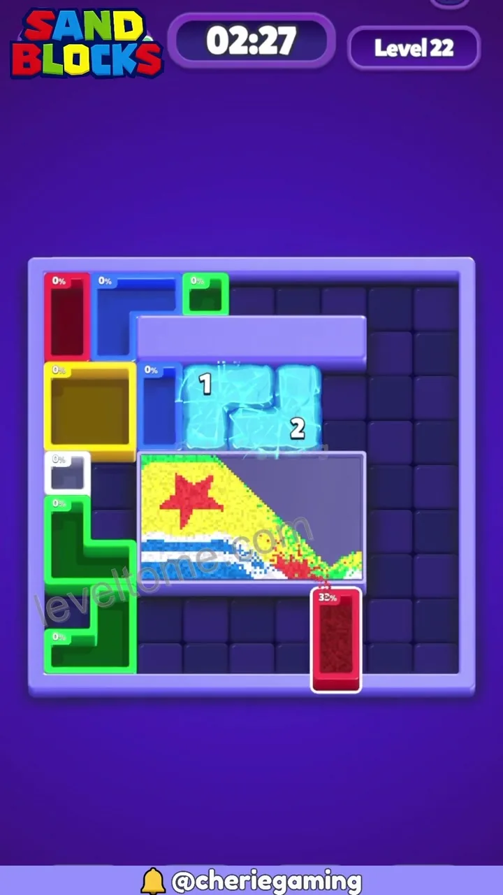 Sand Blocks Level 22 step 4