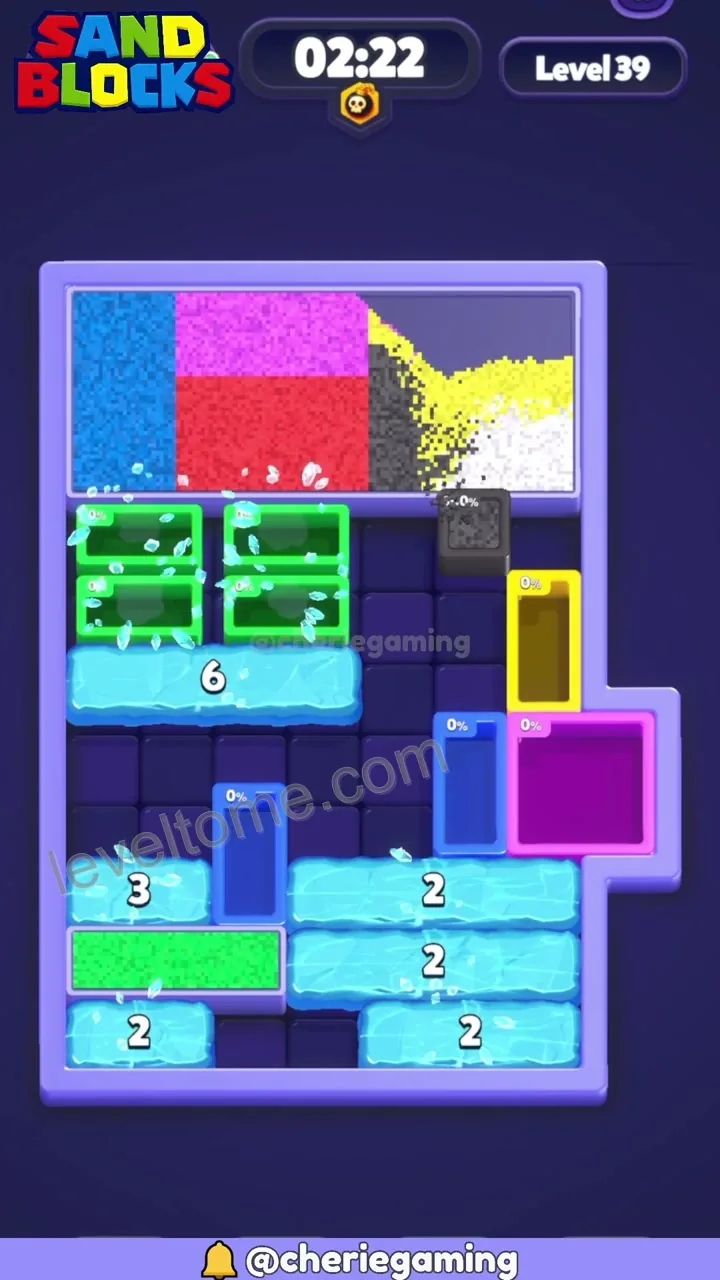 Sand Blocks Level 39 step 3