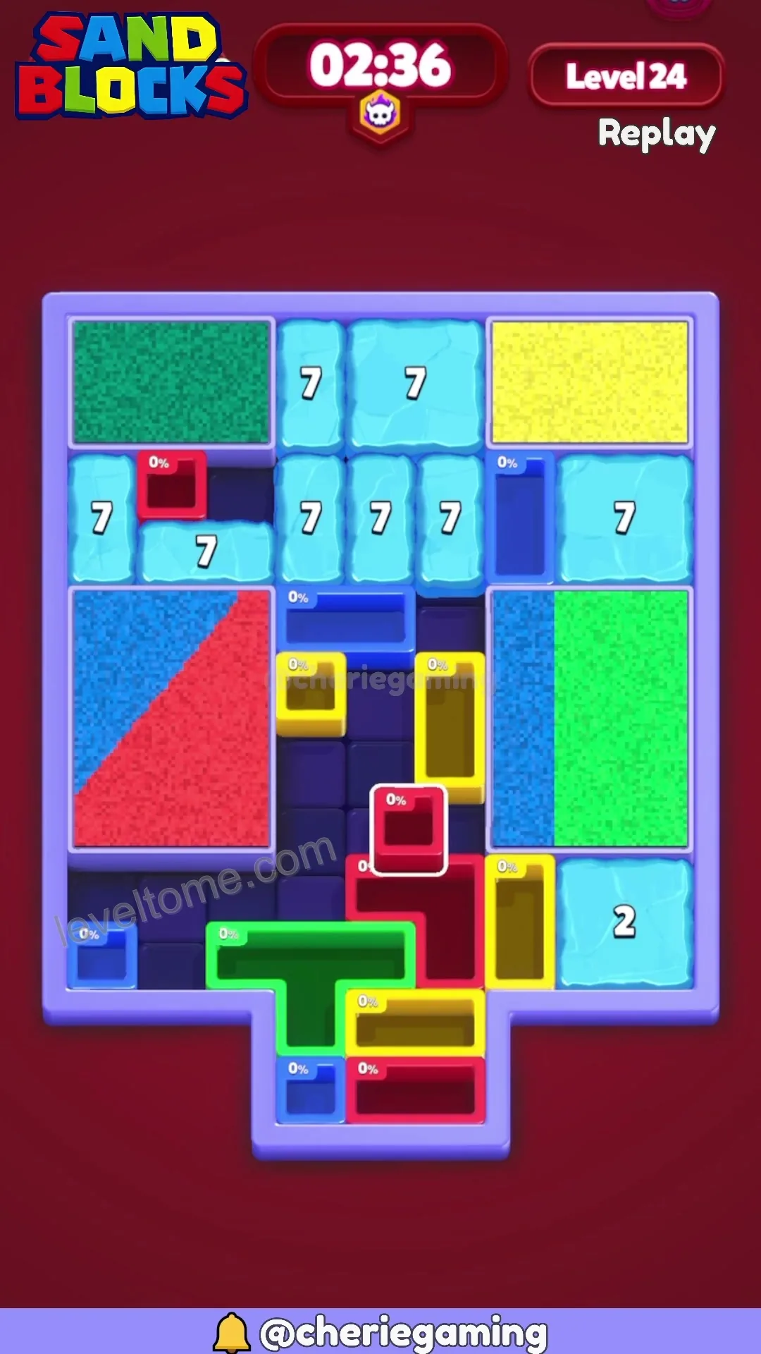 Sand Blocks Level 24 step 7
