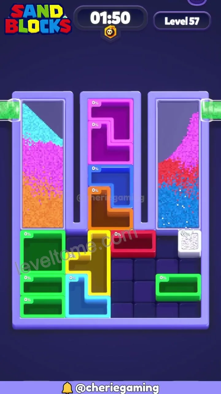Sand Blocks Level 57 step 6