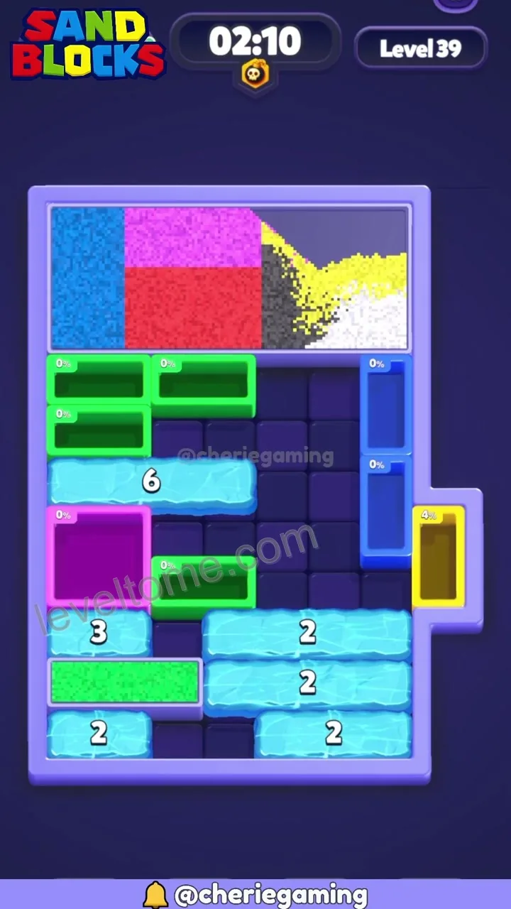 Sand Blocks Level 39 step 4