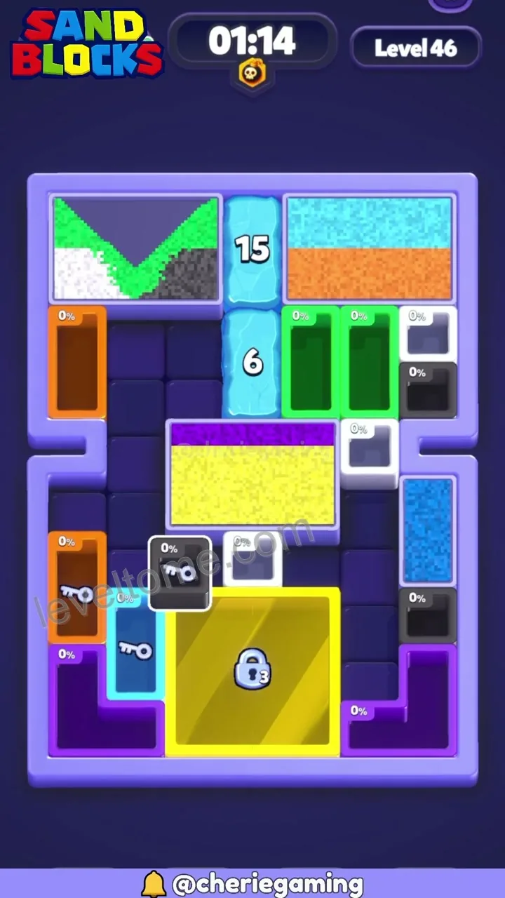 Sand Blocks Level 46 step 3