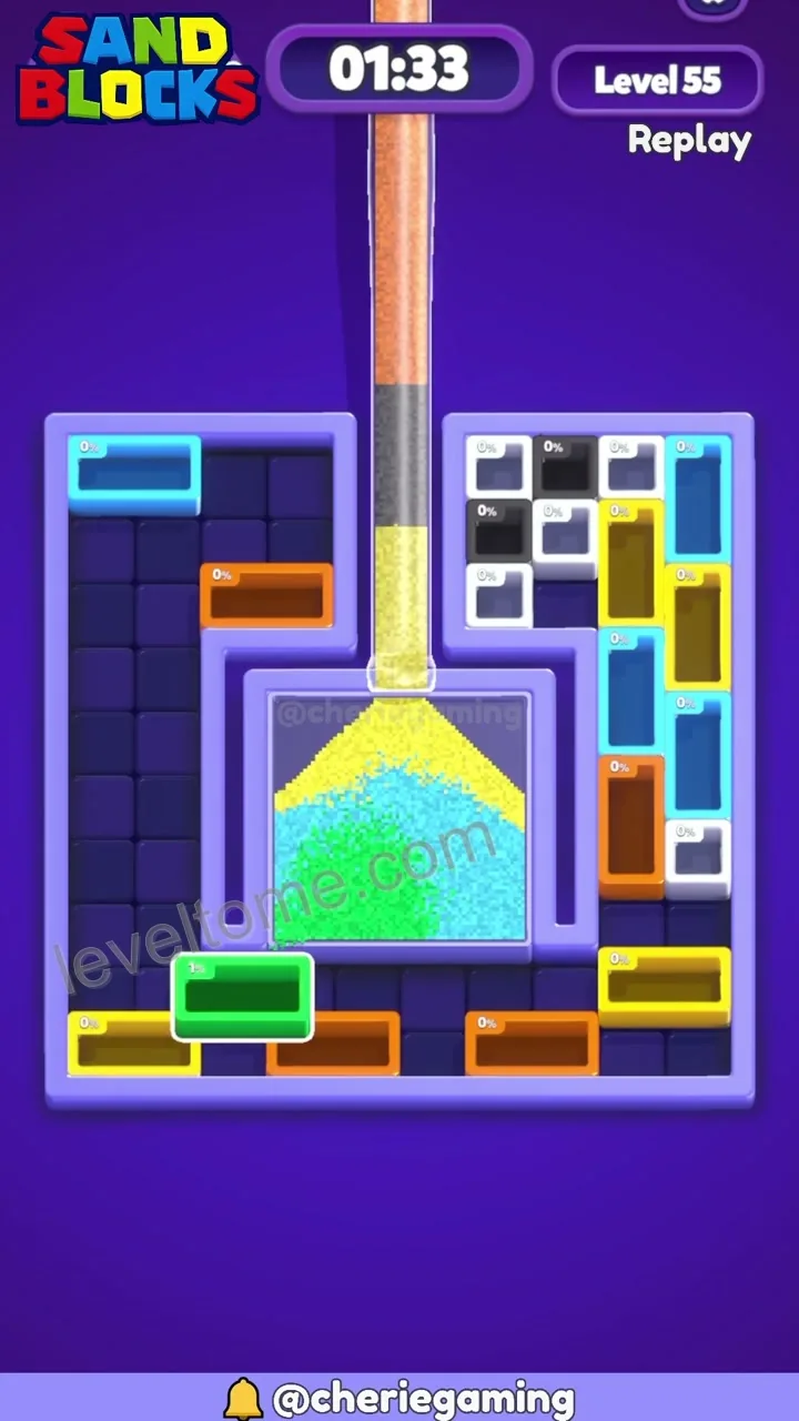 Sand Blocks Level 55 step 7