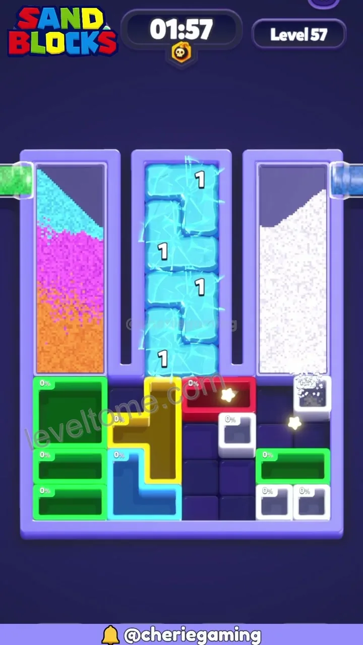 Sand Blocks Level 57 step 5