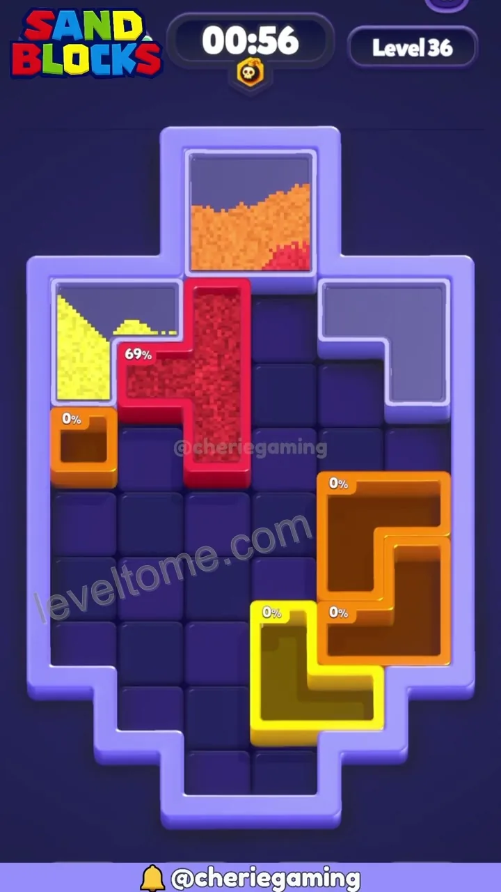 Sand Blocks Level 36 step 5