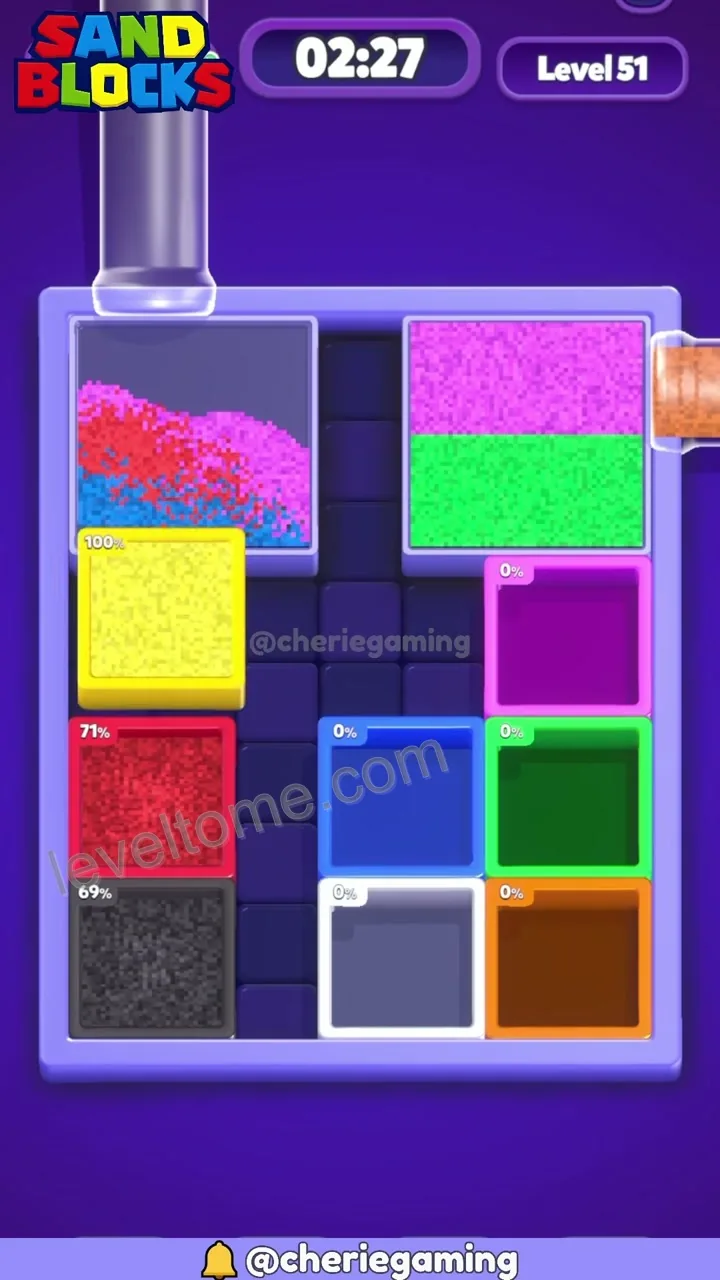 Sand Blocks Level 51 step 4