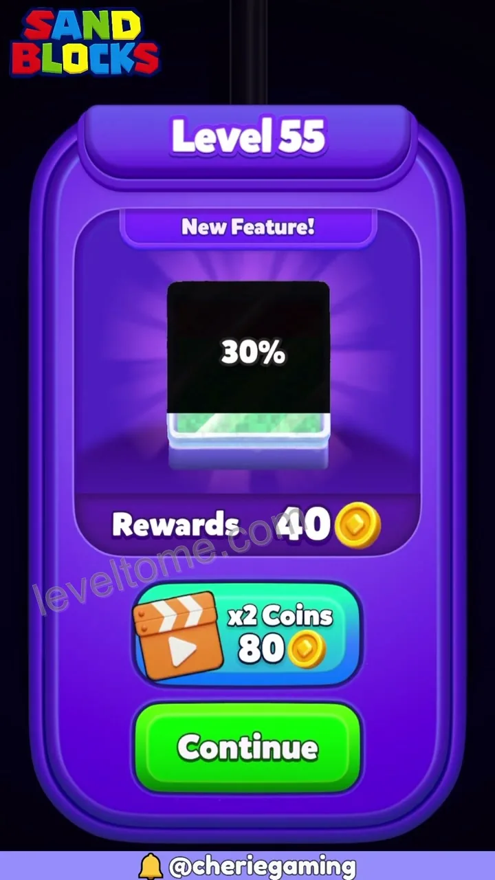 Sand Blocks Level 55 step 5
