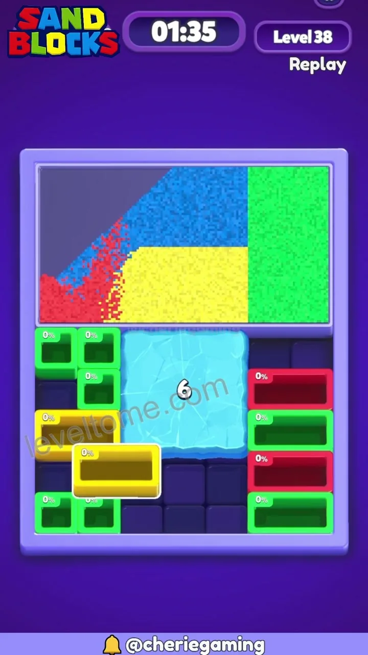 Sand Blocks Level 38 step 7