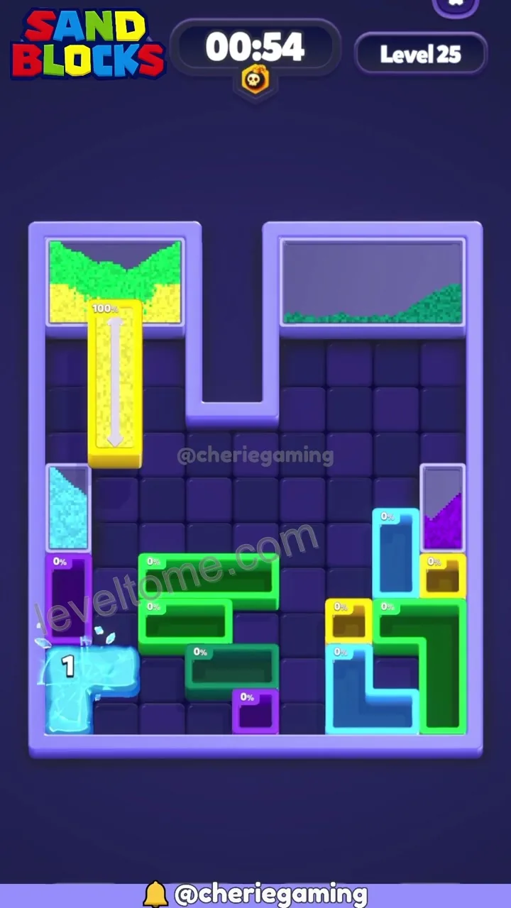 Sand Blocks Level 25 step 6