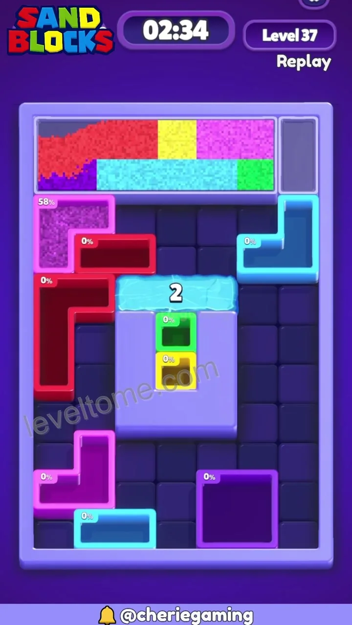 Sand Blocks Level 37 step 7