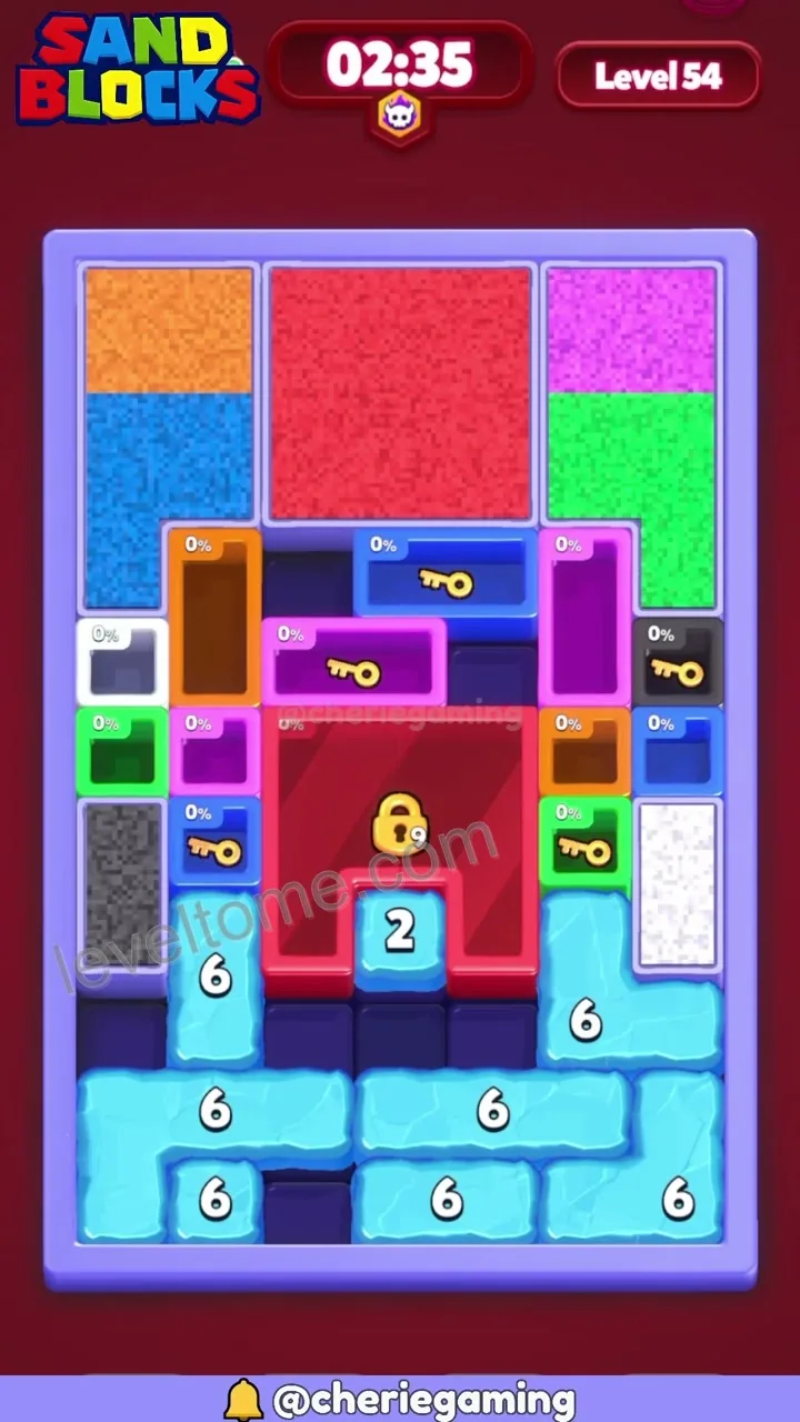 Sand Blocks Level 54