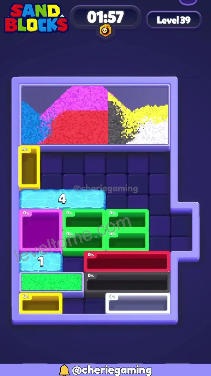 Sand Blocks Level 39 step 5